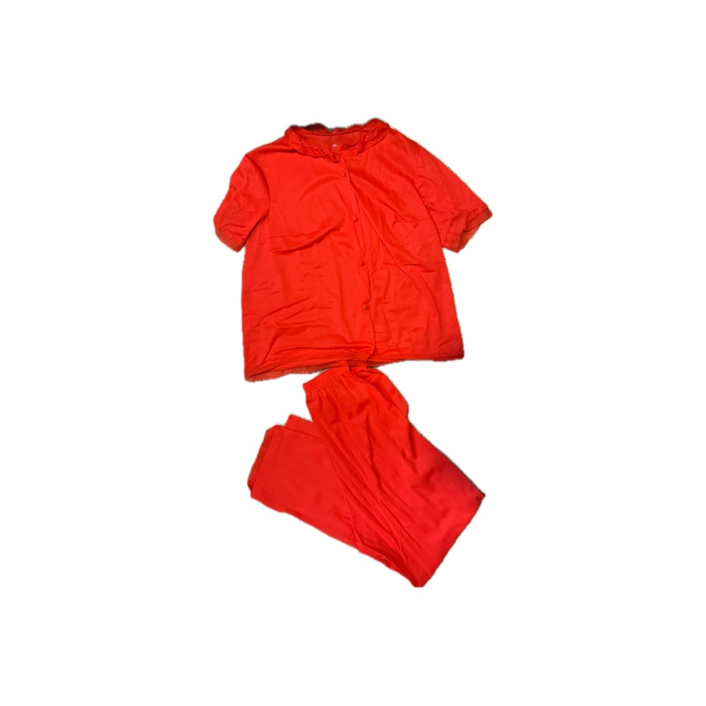 Vanity fair VINTAGE Red Pajama Sleep Set